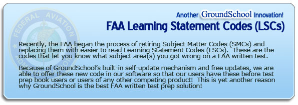 FAA Learning Center Codes
