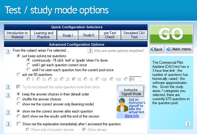 GroundSchool Commercial Pilot Test and Study Options