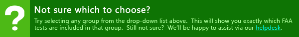 Test Group Selection Help
