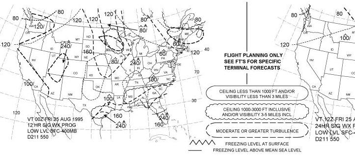 Low Level Significant Weather Prognostic Chart