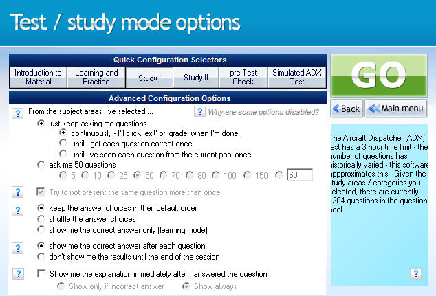 GroundSchool ADX Test and Study Options
