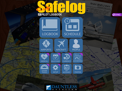 Safelog Pilot Logbook iPhone/iPad Screenshot 1