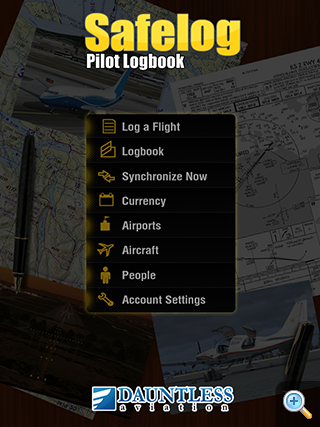 Safelog Pilot Logbook iPhone/iPad Screenshot 1