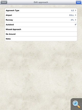 Safelog Pilot Logbook iPhone/iPad Screenshot 7