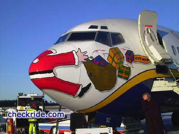 Ryanair Santa Crash