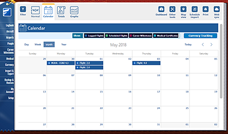 Safelog Pilot Logbook Mac Screenshot 9