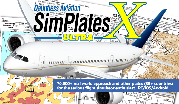 SimPlates 70,000+ IFR Approach Plates
