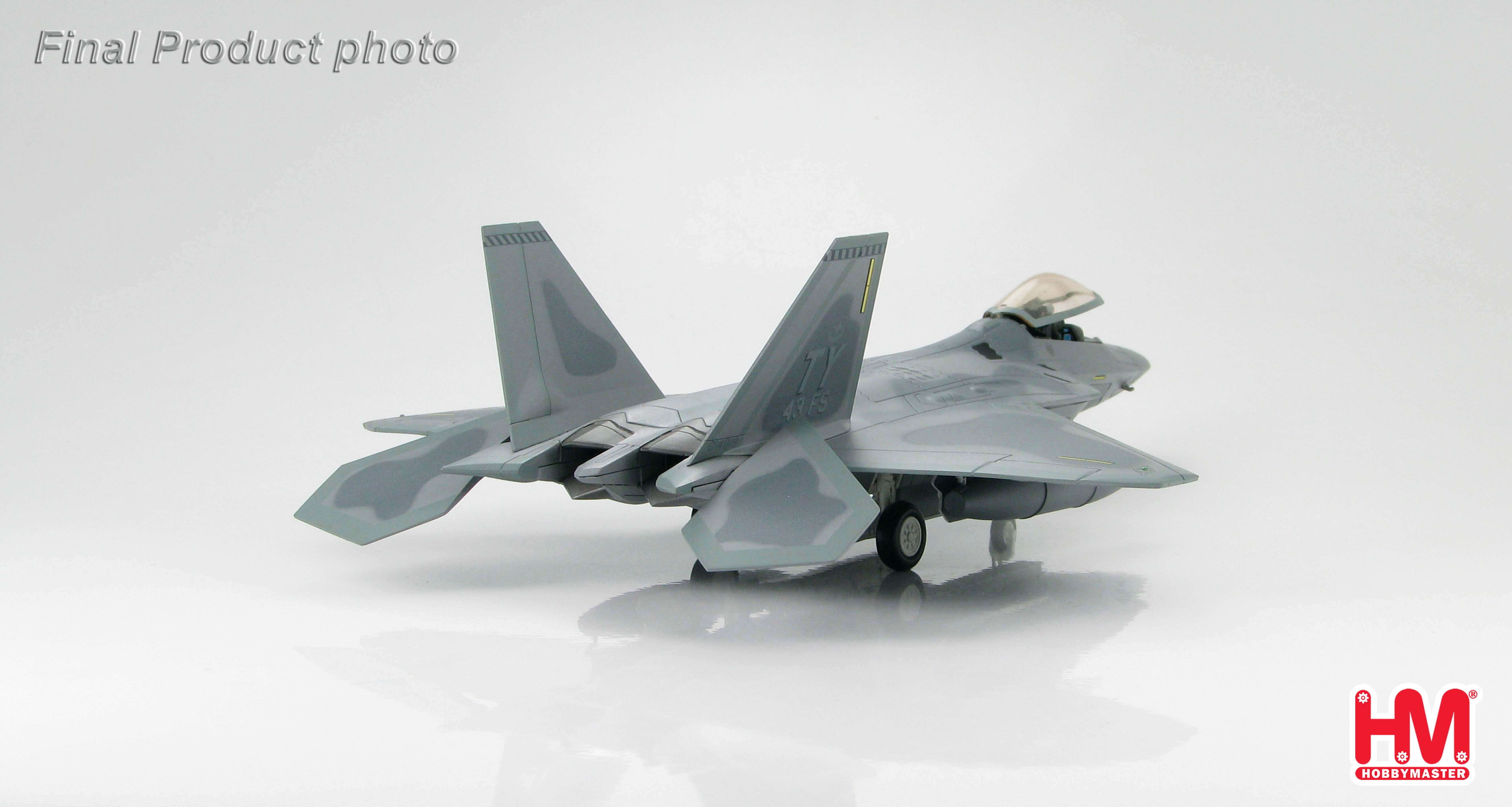 【未使用】HOBBY MASTER HA2804 F-22 RAPTOR Highly detailed Hobby Master pre-painted diecast metal model