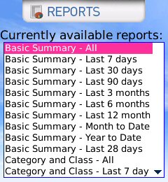 Safelog for BlackBerry screenshot