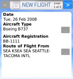 Safelog for BlackBerry screenshot