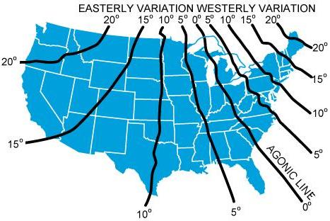 A Chart Of Magnetic Of Equal Variation