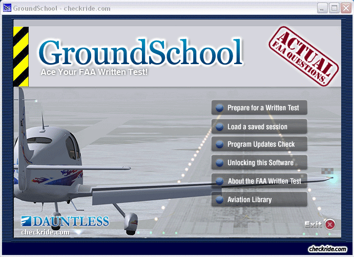 GroundSchool CFII Main Menu