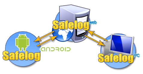 Safelog Network synchronization diagram