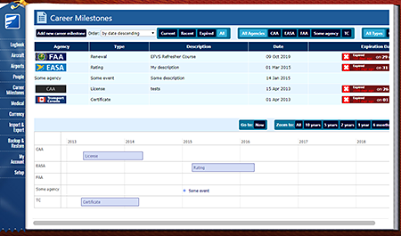 Safelog Pilot Logbook Mac Screenshot 8